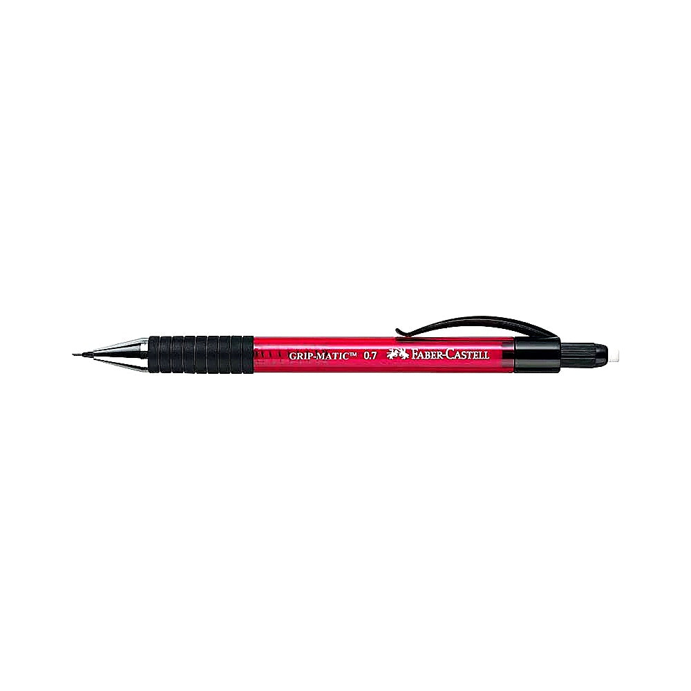 Faber Castell Druckbleistift Grip Matic 1377 0,7mm HB rot, Minenbleistift