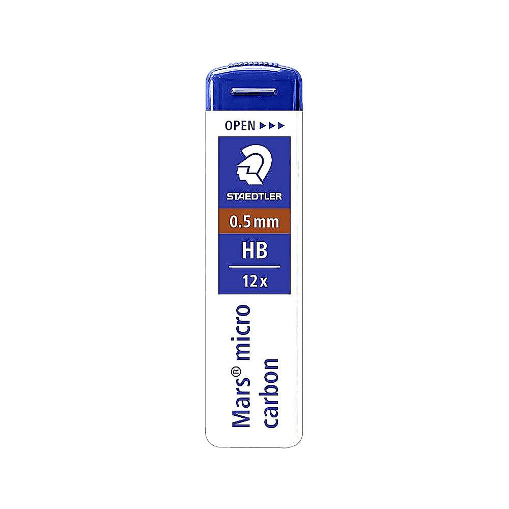 Staedtler Marsmicro Feinmine 0.5 HB 12er Etui Minen für Druckbleistift