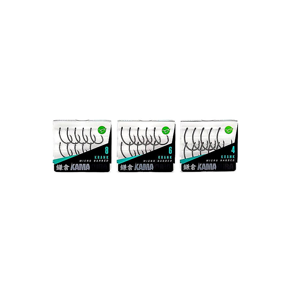 Korda Kamakura Krank Size 8 superscharfer Karpfenhaken mikrobarbed