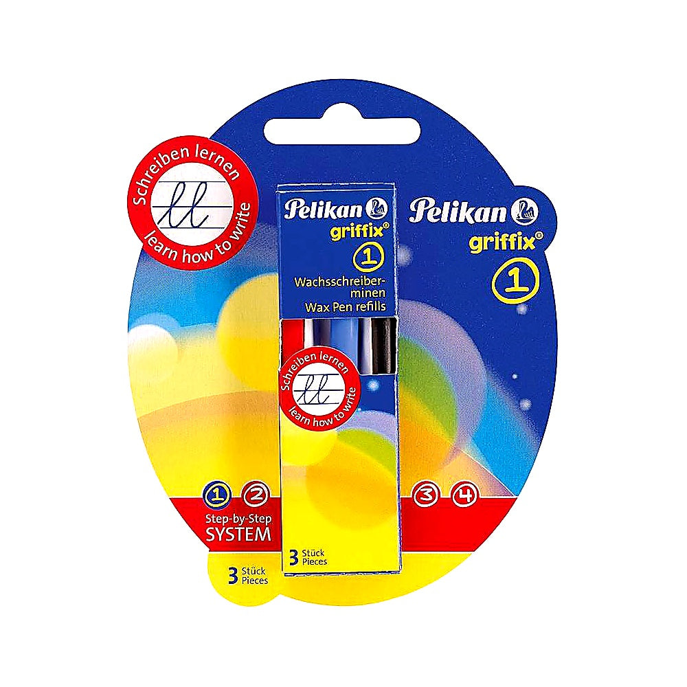 Pelikan Wachsschreiber Griffix W1/3/2/B Ersatzminen Set Griffix Schule Basteln