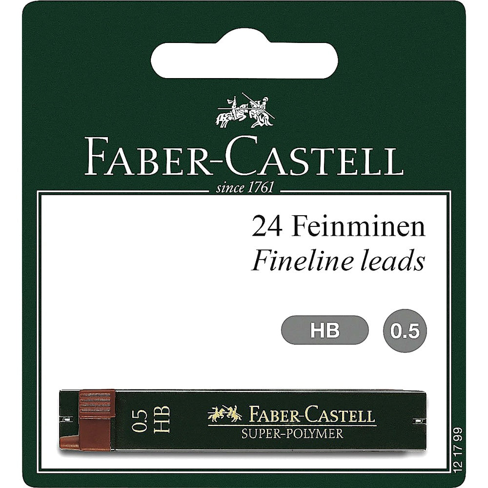 Faber Castell Feinmine 0,5mm Super Polymer 24er, Ersatzmine Druckbleistift