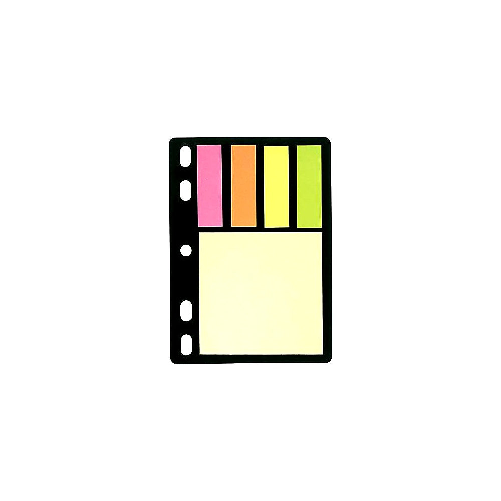 Herlitz Haftnotizblock Haft Memos Set 125 Blatt zum Einheften