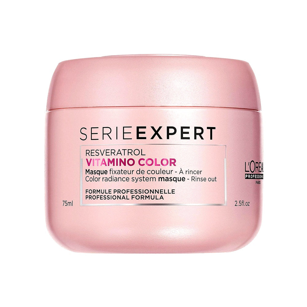 L'Oréal Vitamino Color Maske 75ml Farbschutz Haarmaske Reisegröße coloriertes Haar