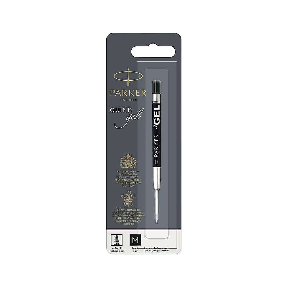 Parker Gelstifteminen mittlere Schreibspitze 0,7mm schwarze Quink Tinte