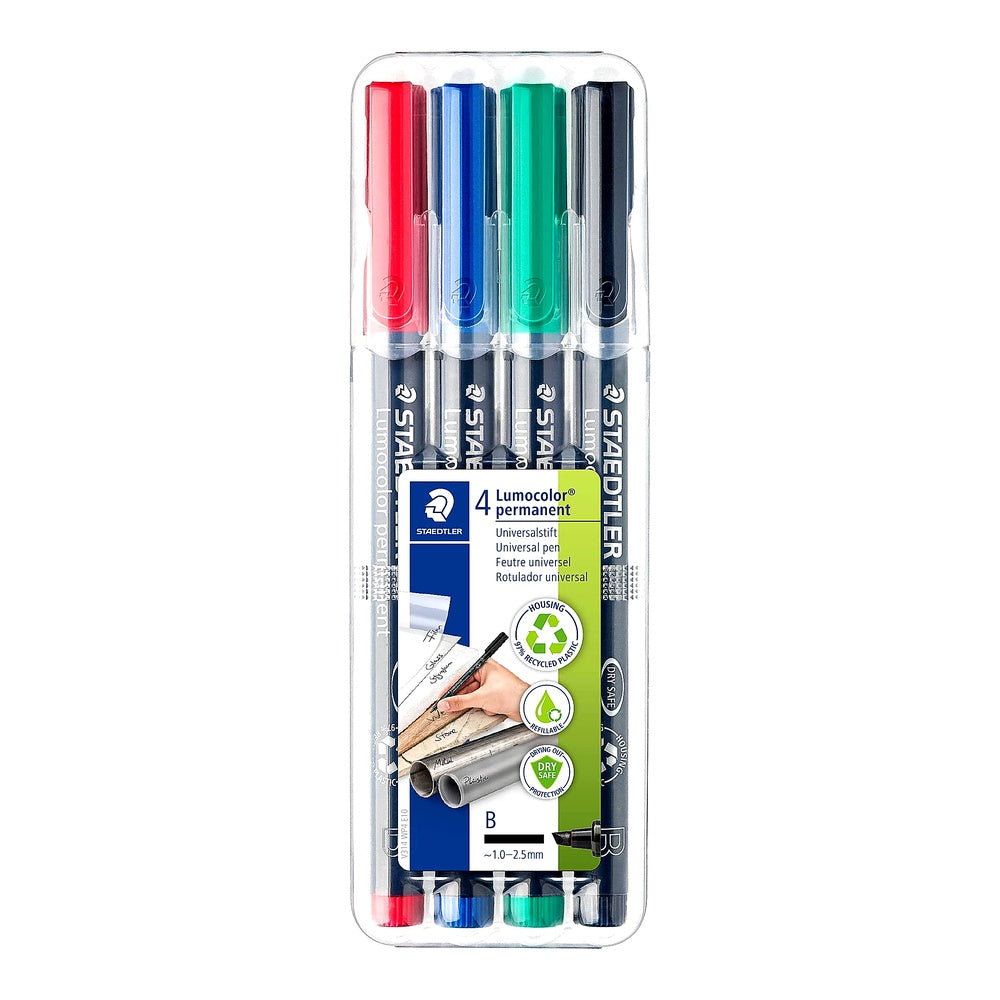 Staedtler Lumocolor Folienstift permanent 4er Set Overhead