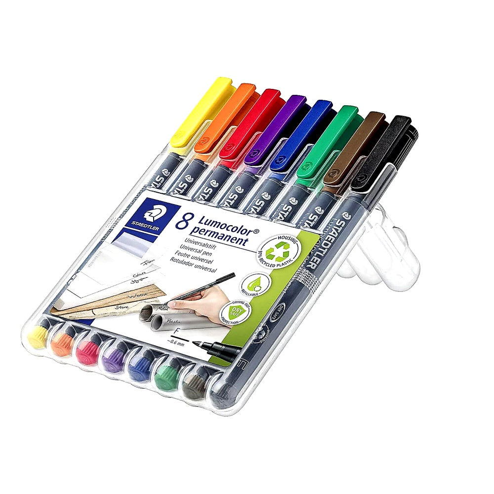 Staedtler Lumocolor Folienstift permanent 8er Set Overhead