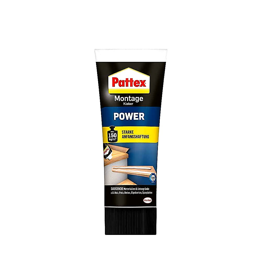 Pattex Montagekleber Power Baukleber starker Anfangshaftung Kraftkleber