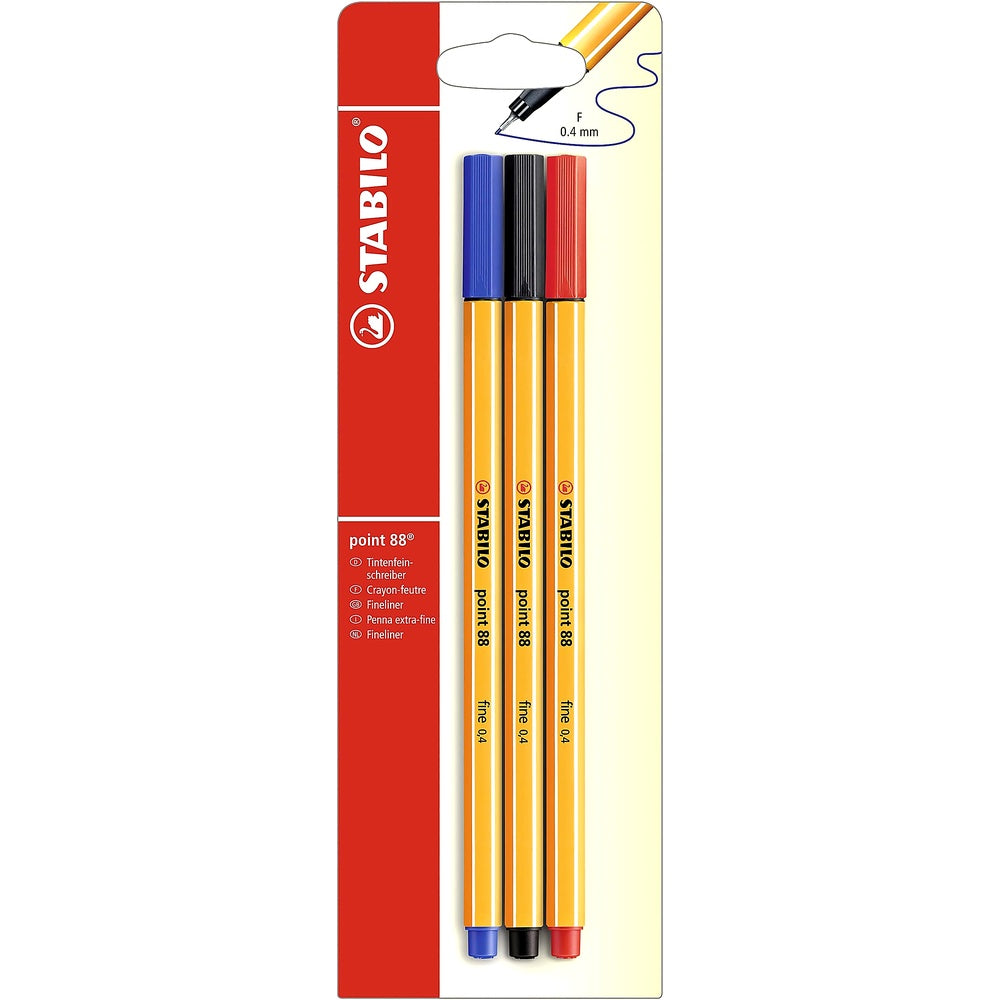STABILO Fineliner point 88 3er Pack
