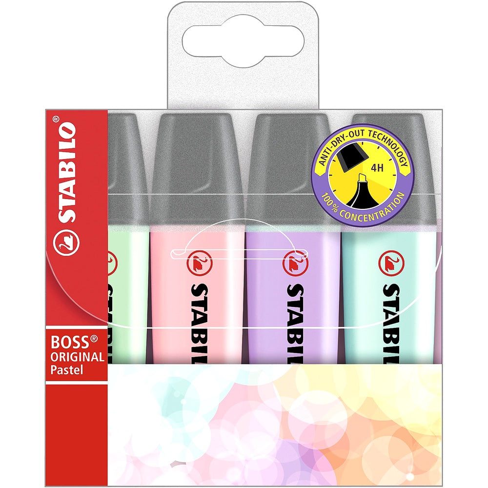 STABILO - Textmarker - BOSS ORIGINAL Pastel - 4er Pack - Hauch von Minzgrün