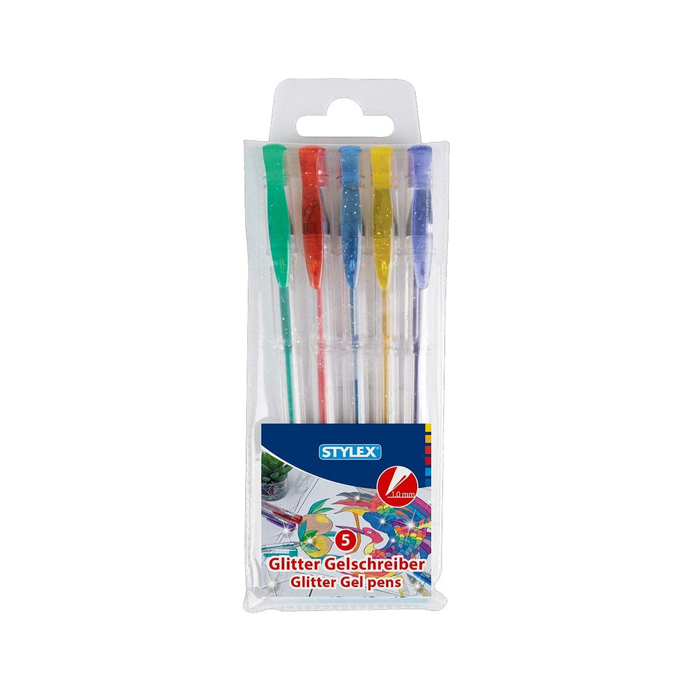 Stylex Gelschreiber Set 5 Gelstifte 1 mm