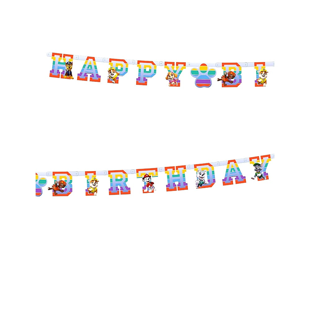 Paw Patrol Letter Banner 2022