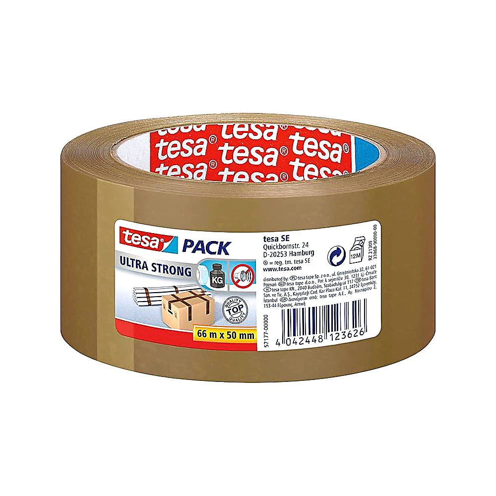 Tesa Paper Ultra Strong ecoLogo 25m x 50mm umweltfreundliches Papierklebeband