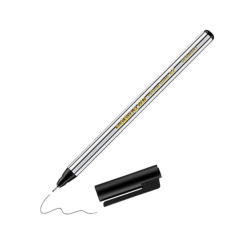 Edding 89 Fineliner, extrafeine Rundspitze 0,3mm, präzises Schreiben