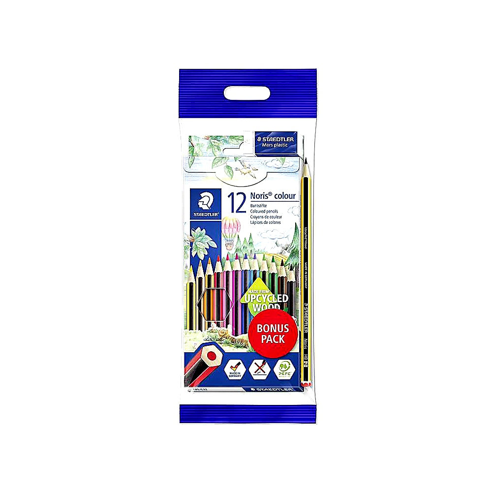 Staedtler Noris Colour Buntstifte 12er Set farbig Kartonetui