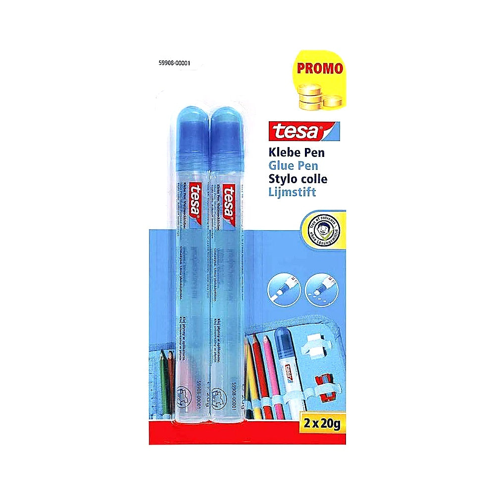 Tesa Kristall Klar Klebeband 33m x 15mm durchsichtiges Klebeband Büro