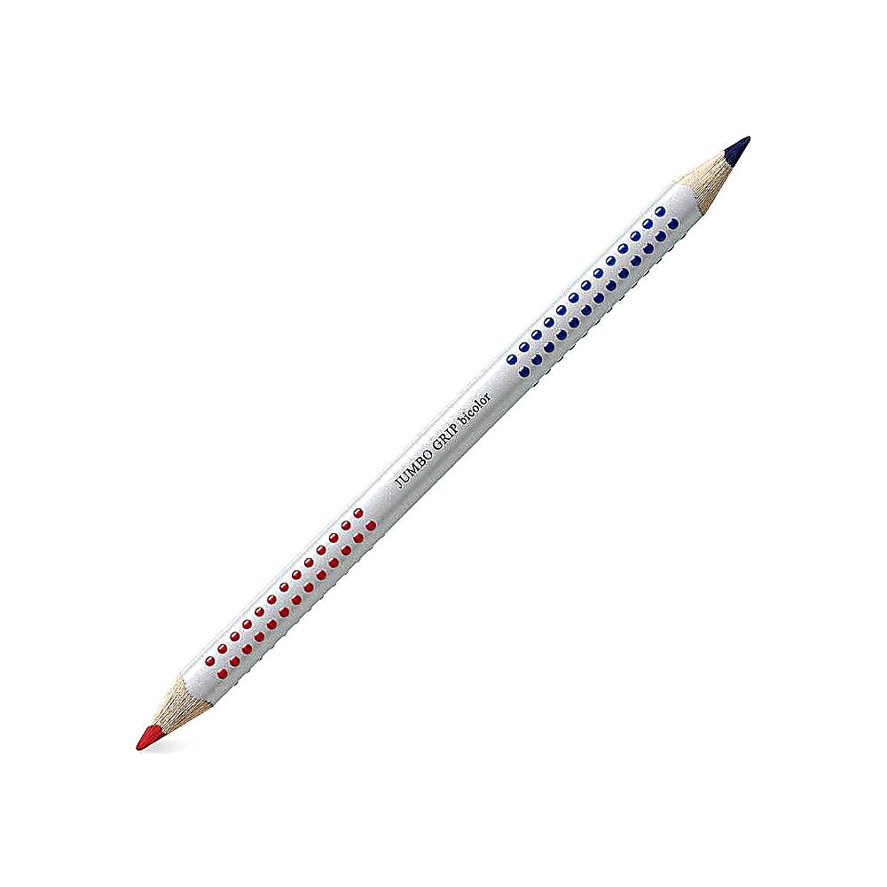 Faber Castell Jumbo Grip Silbentrennstift Bicolor rot/blau, Lernstift