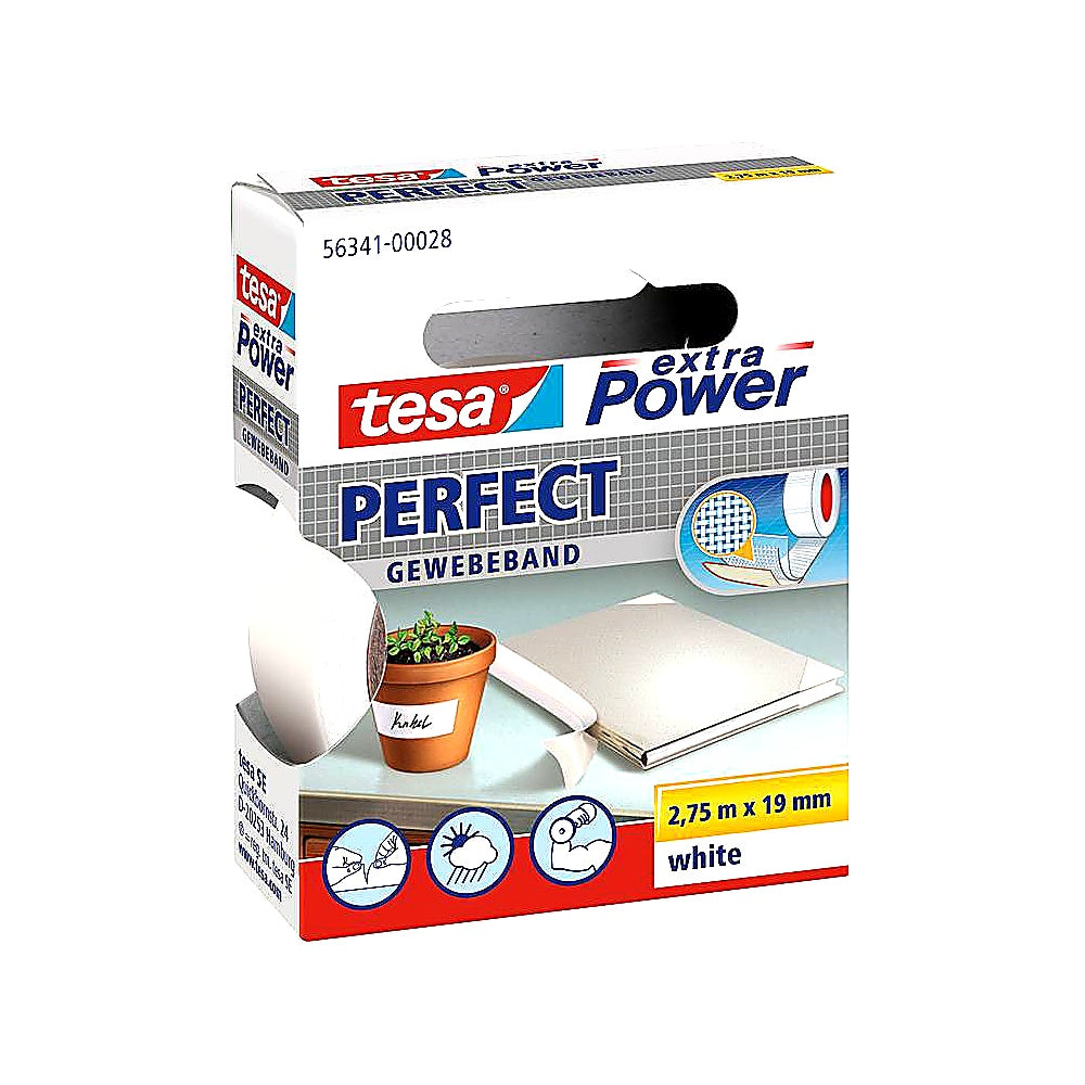 Tesa Klebefilm von Hand einreißbar 25m x 19mm einfach abreißbar