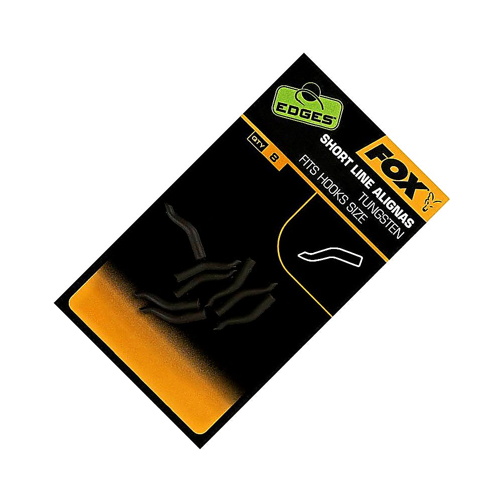 Fox Edges Tungsten Aligna Short 8 Schläuche für Haken Gr. 1-6 Karpfenrig