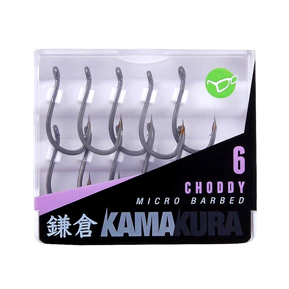 Korda Kamakura Choddy Micro Barbed Größe 4 KAM15 Haken Karpfenhaken Angel