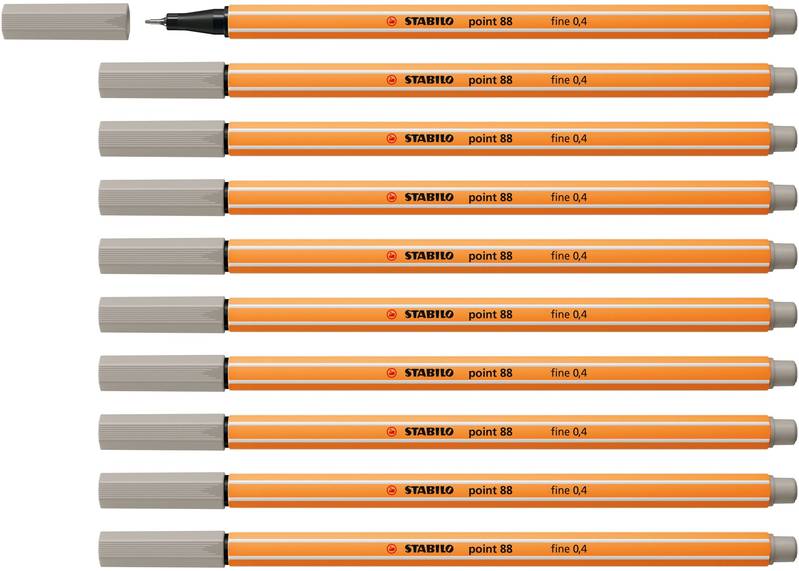 STABILO Fineliner point 88 10er Set verschiedene Farben