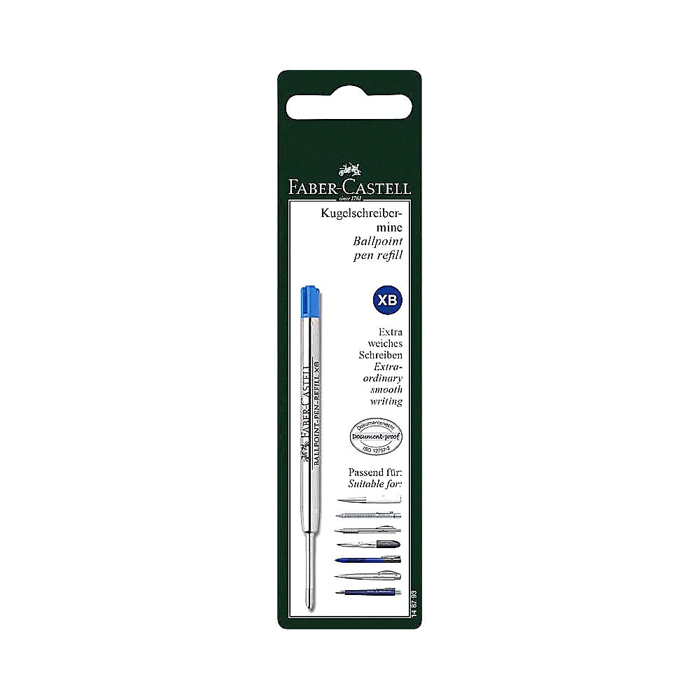 Faber Castell Kugelschreibermine XB blau, Ersatzmine