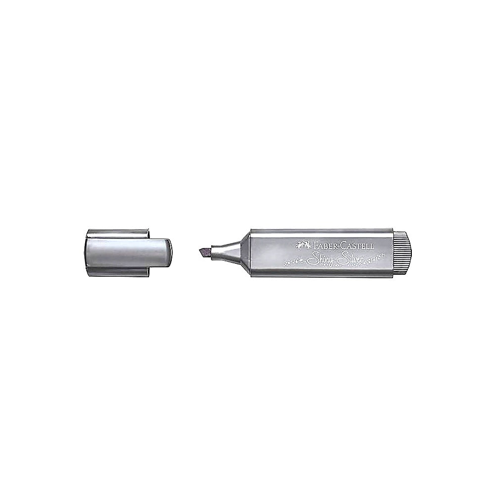 Faber Castell Textmarker Textliner 46 metallic silber, Leuchtmarker