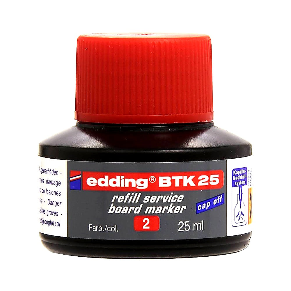 Edding BTK 25 Nachfülltinte Whiteboardmarker, 25 ml, schnelles Nachfüllen