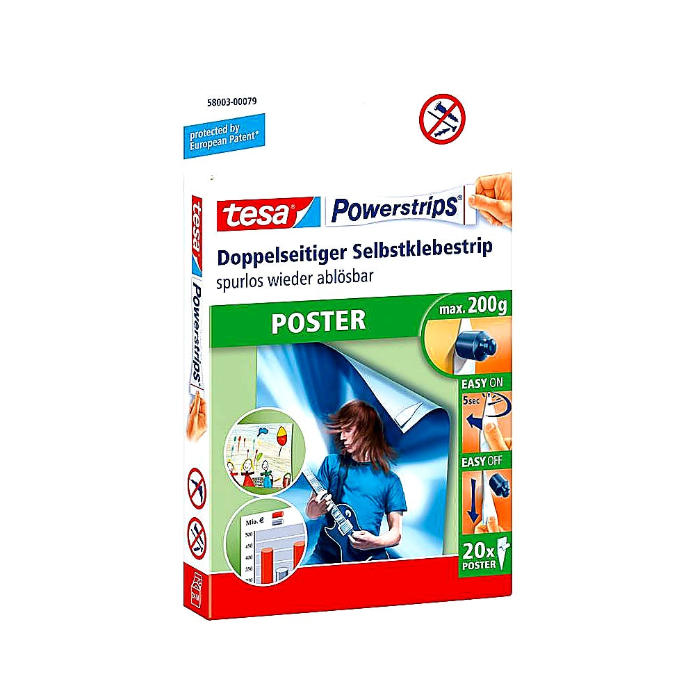 Tesa Doppelseitiges Klebeband 10m x 15mm doppelseitiges Klebeband Büro