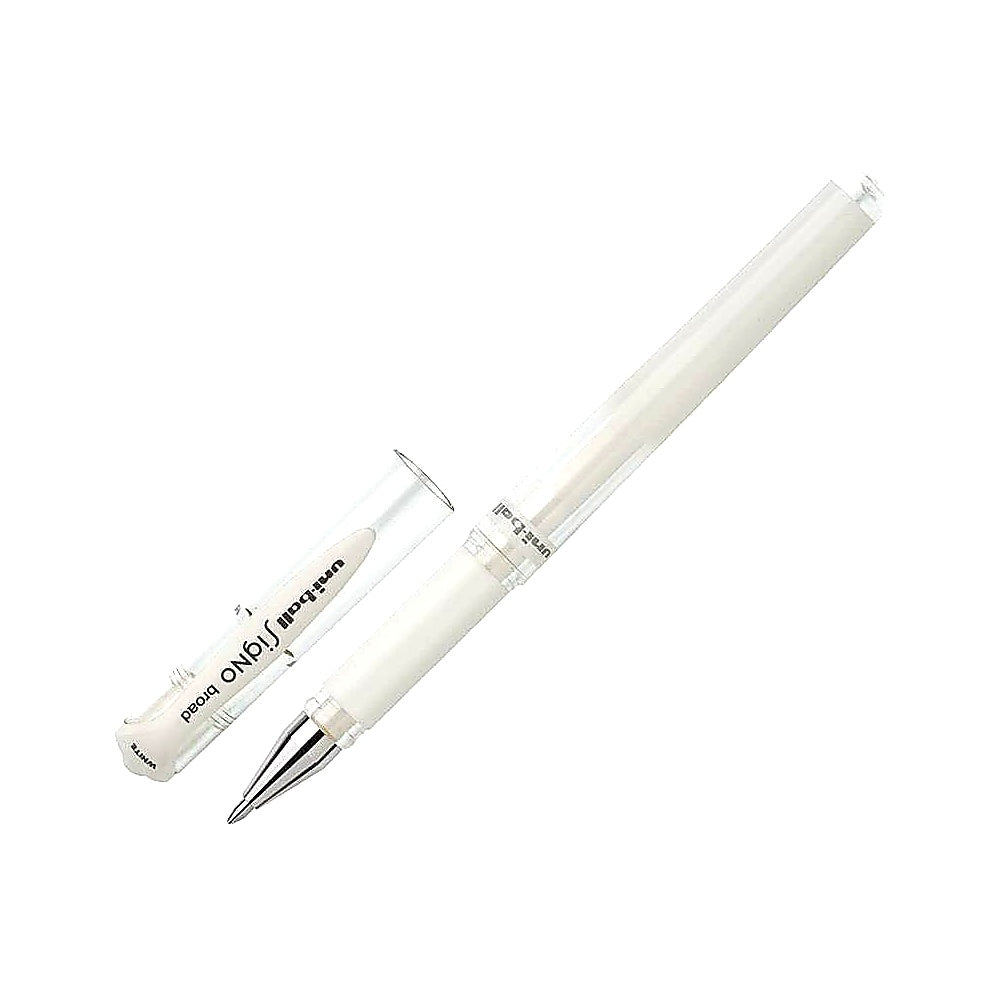 Uni Ball 146801 Gelroller Signo UM 153 broad 1.0mm weiß 1 Stück