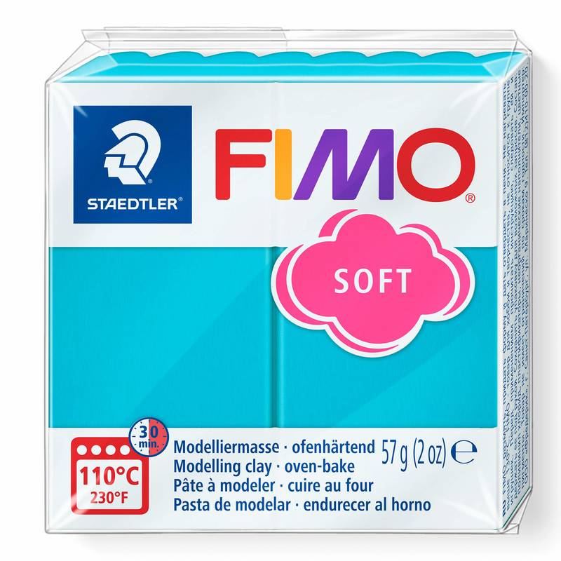 Staedtler Fimo Soft 57g Modelliermasse weich vielseitig Formbar Basteln