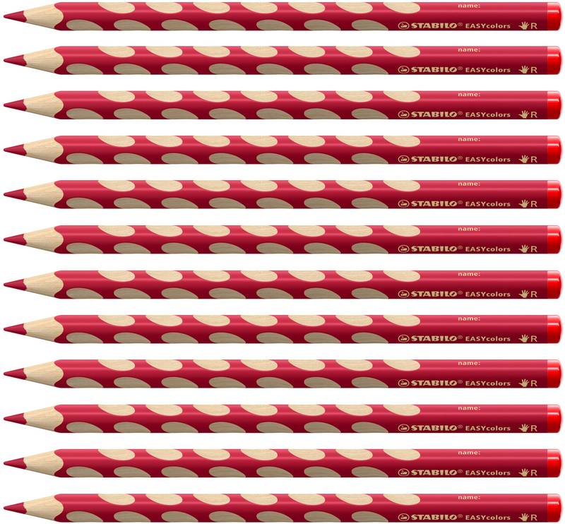 STABILO Buntstift Rechtshänder EASYcolors 12er Set
