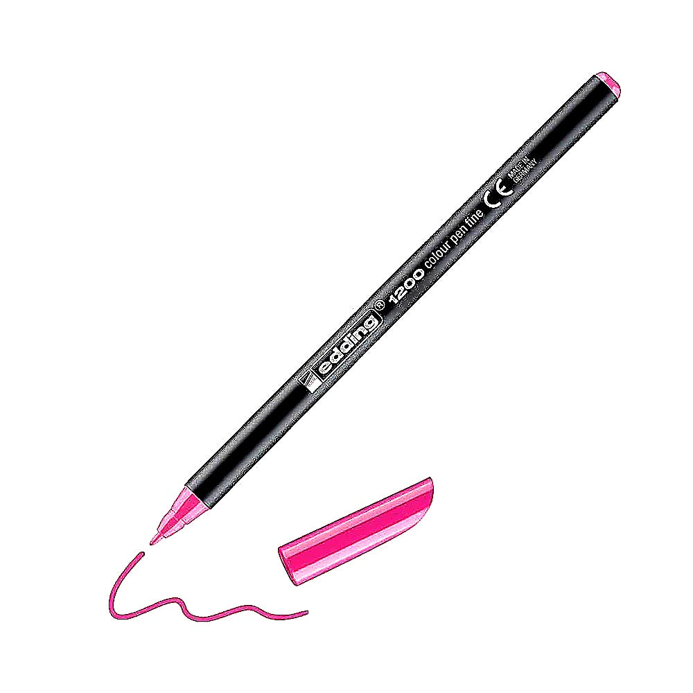 Edding 1200 Colorpen metallic silber, Fasermaler metallic, Schule & Kreativ