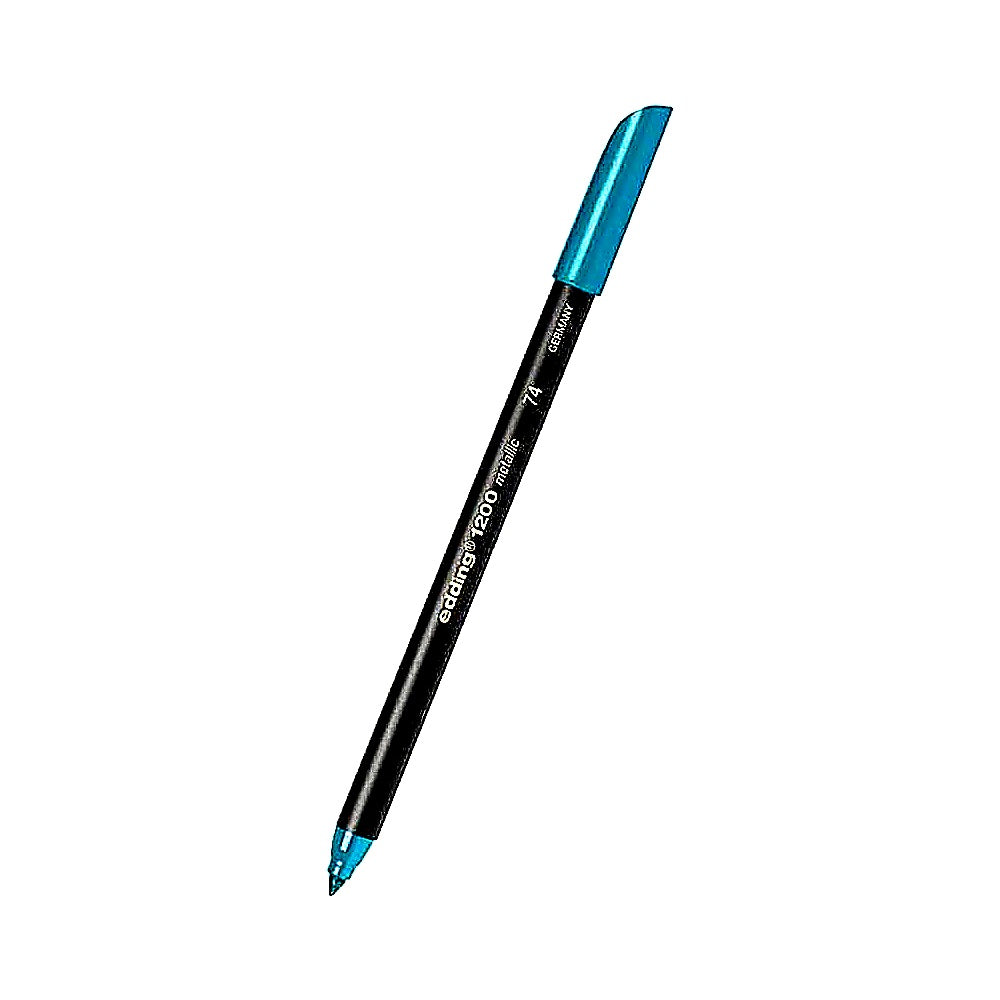 Edding 1200 Colorpen metallic silber, Fasermaler metallic, Schule & Kreativ