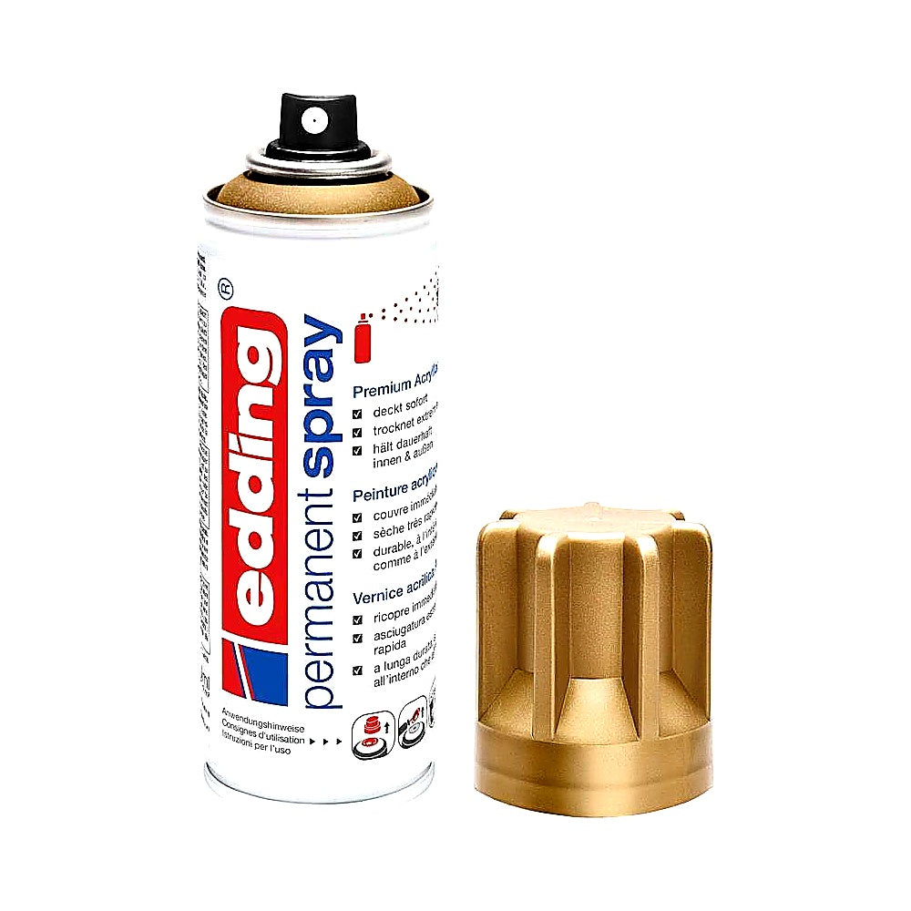 Edding 5200 Permanent Spray 200 ml, viele Oberflächen, langlebig