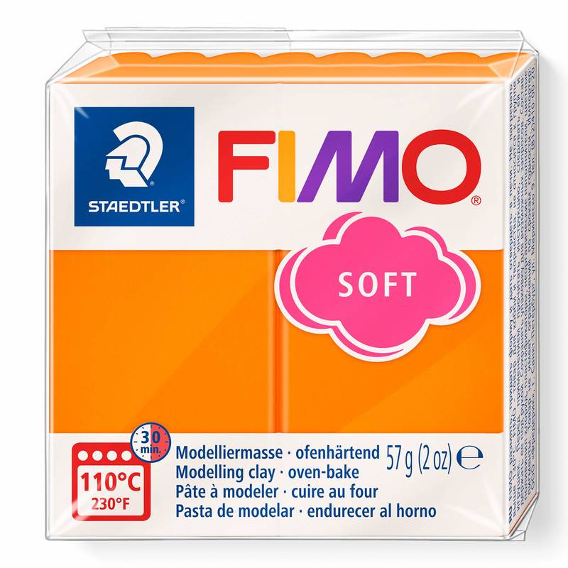 Staedtler Fimo Soft 57g Modelliermasse weich vielseitig Formbar Basteln