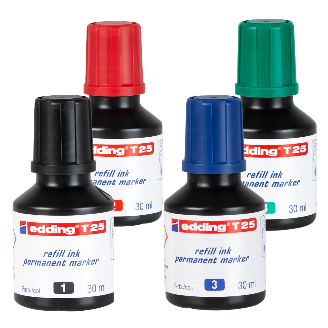 Edding T 25 Nachfülltusche 30 ml, für Permanentmarker