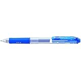 Pentel K157-C Hybrid Gel Grip Druck-Tintenroller 0,7 mm Schreibspitze 0,35 mm Strichbreite 12 Stück blau