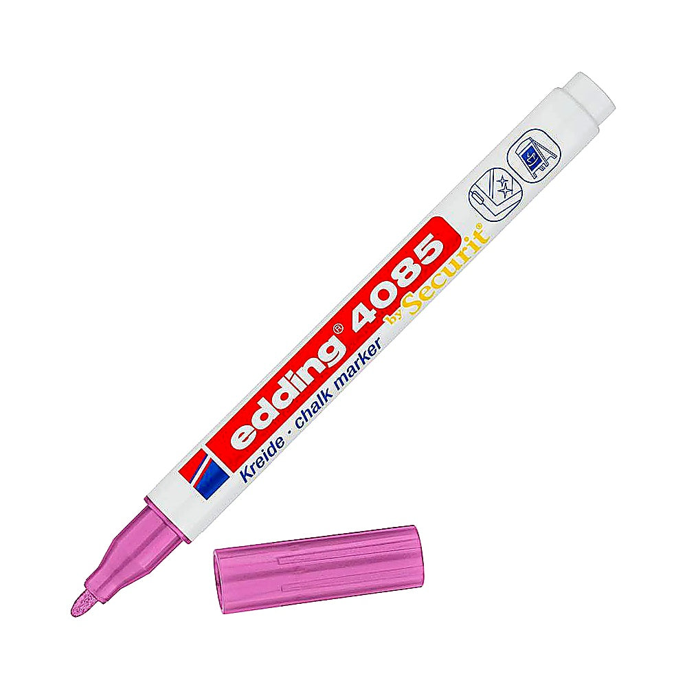 Edding 4085 Kreidemarker, Rundspitze 1–2mm, abwischbar, Fenster & Tafel