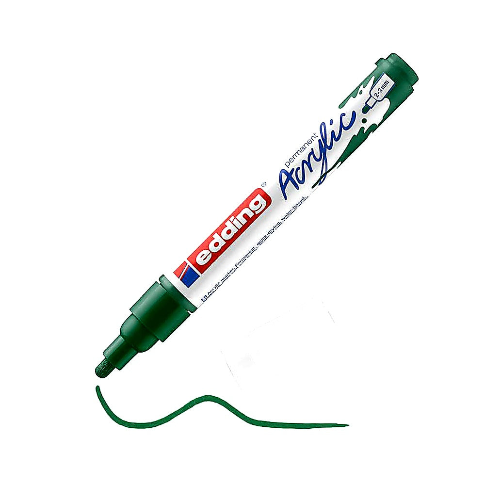 Edding 5100 Acrylmarker medium, Rundspitze 2–3 mm, wasserfest, Leinwand & Holz