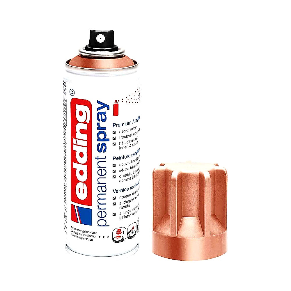 Edding 5200 Permanent Spray 200 ml, viele Oberflächen, langlebig