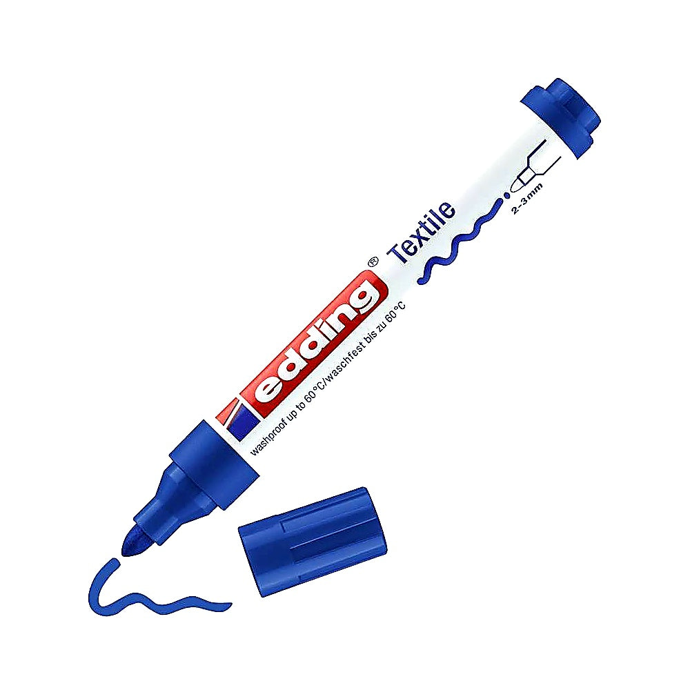 Edding 4500 Textilmarker, Stoffmarker, waschfest, Textilien bemalen