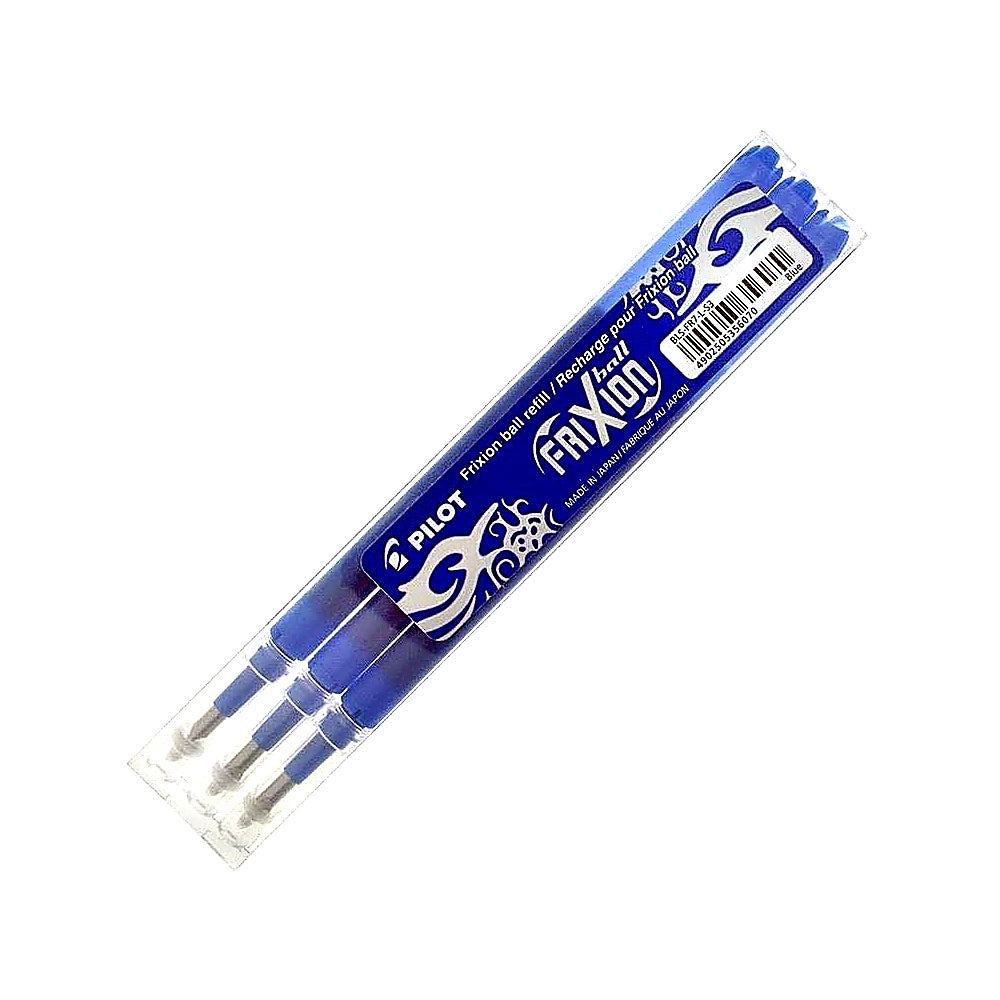Pilot Frixion Ball Mine 3er Set 0.7mm radierbar Ersatzmine Schule Büro