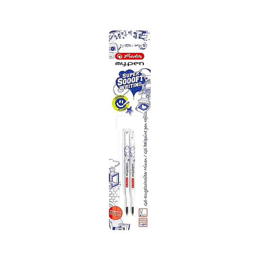 Herlitz Gel Kugelschreiberminen my.pen 2 Stück Blister blau