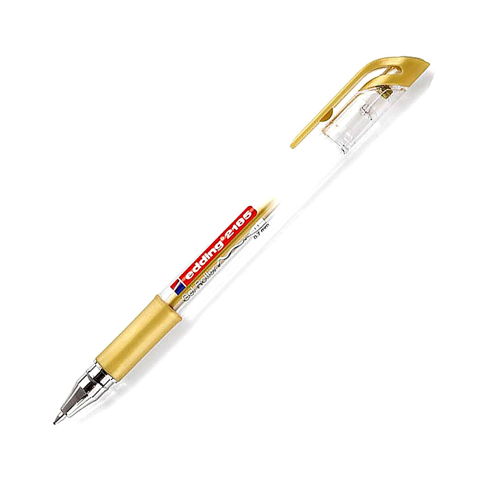 Edding 2185 Gelroller 0,7mm, weiß gold silber, Gelschreiber Bulletjournal