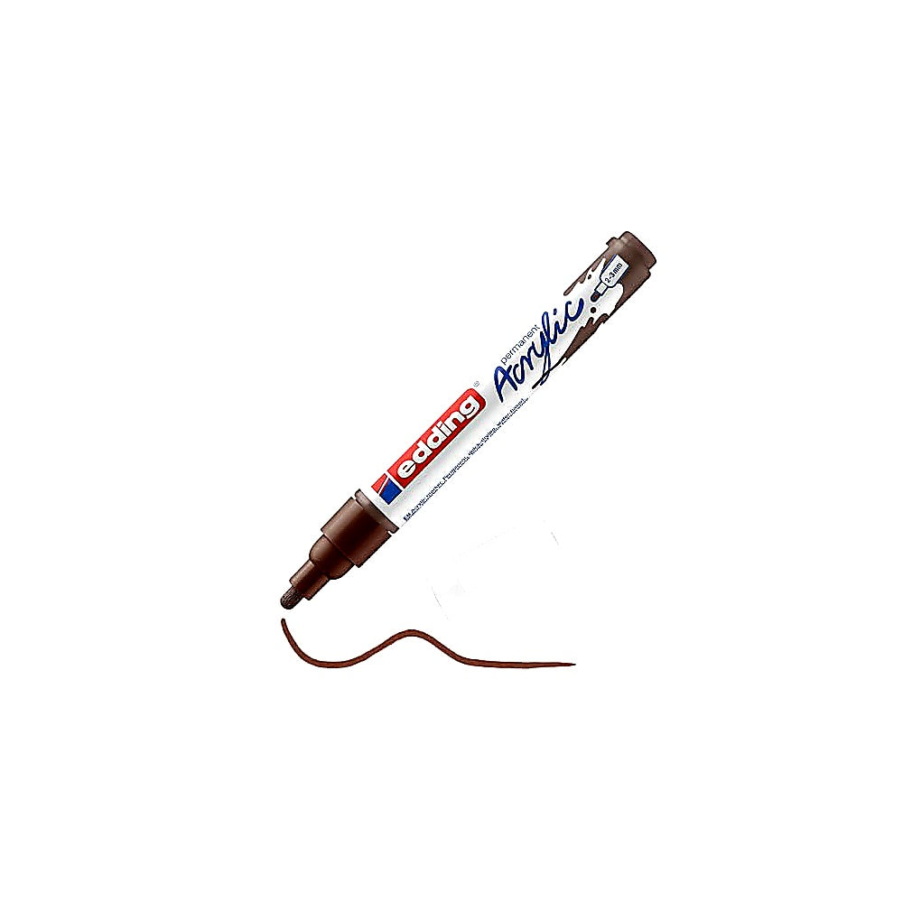 Edding 5100 Acrylmarker medium, Rundspitze 2–3 mm, wasserfest, Leinwand & Holz