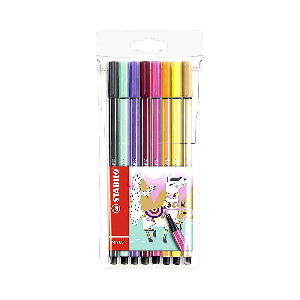 STABILO Filzstift Pen 68 8er Set verschiedene Farben