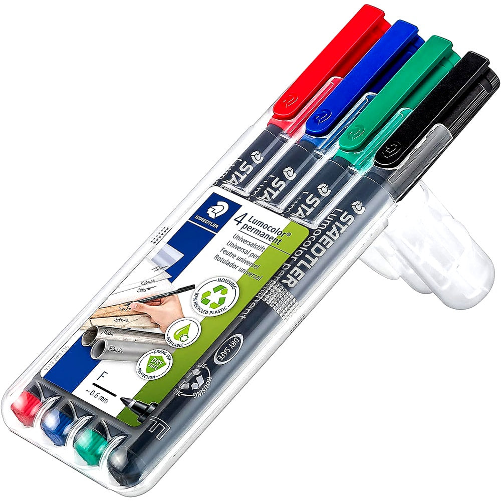Staedtler Lumocolor Folienstift permanent 4er Set Overhead