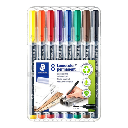 Staedtler Lumocolor Folienstift permanent 8er Set Overhead