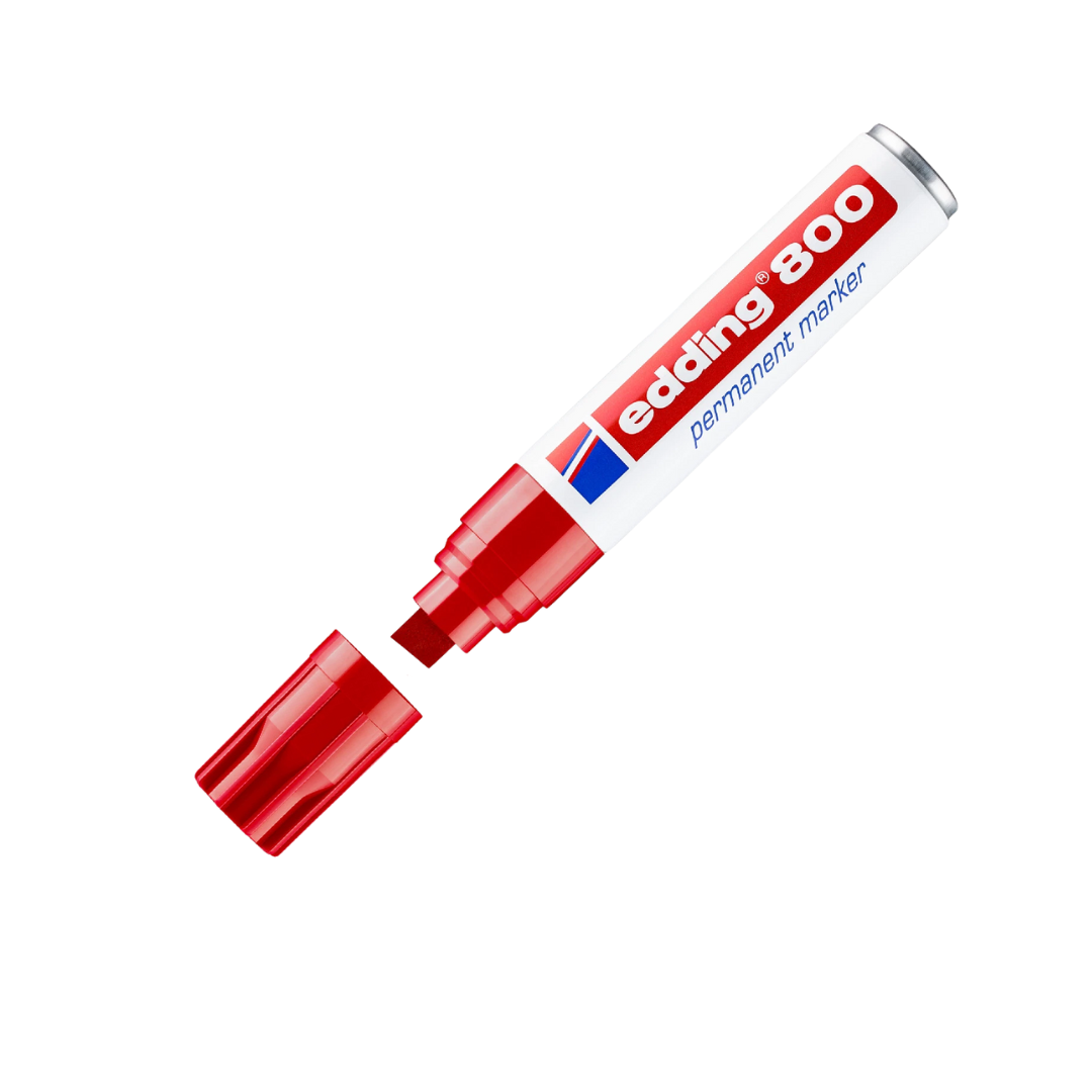 Edding 800 Permanentmarker, Vielseitiger Marker, permanente Beschriftung