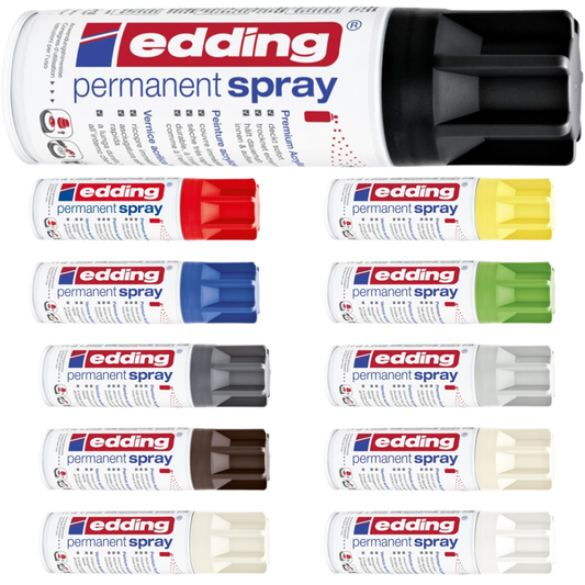 Edding 5200 Permanent Spray 200 ml, viele Oberflächen, langlebig